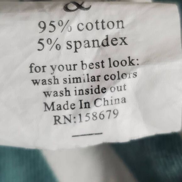 Ampersand Avenue Women’s Hoodie Green White Striped Size L - Picture 7 of 8